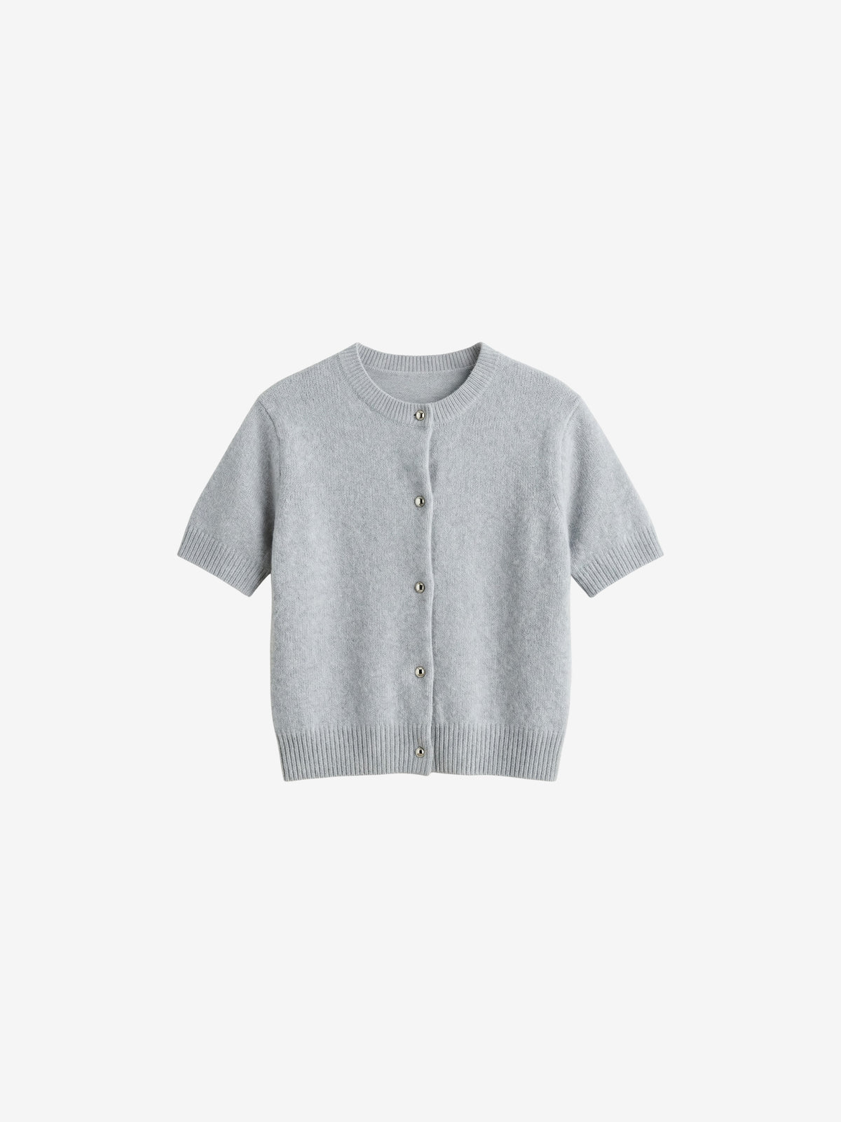 Soft Knit Short Sleeve Cardigan-3