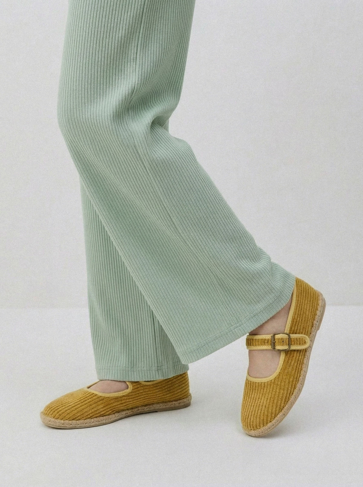Corduroy Mary Jane Shoes