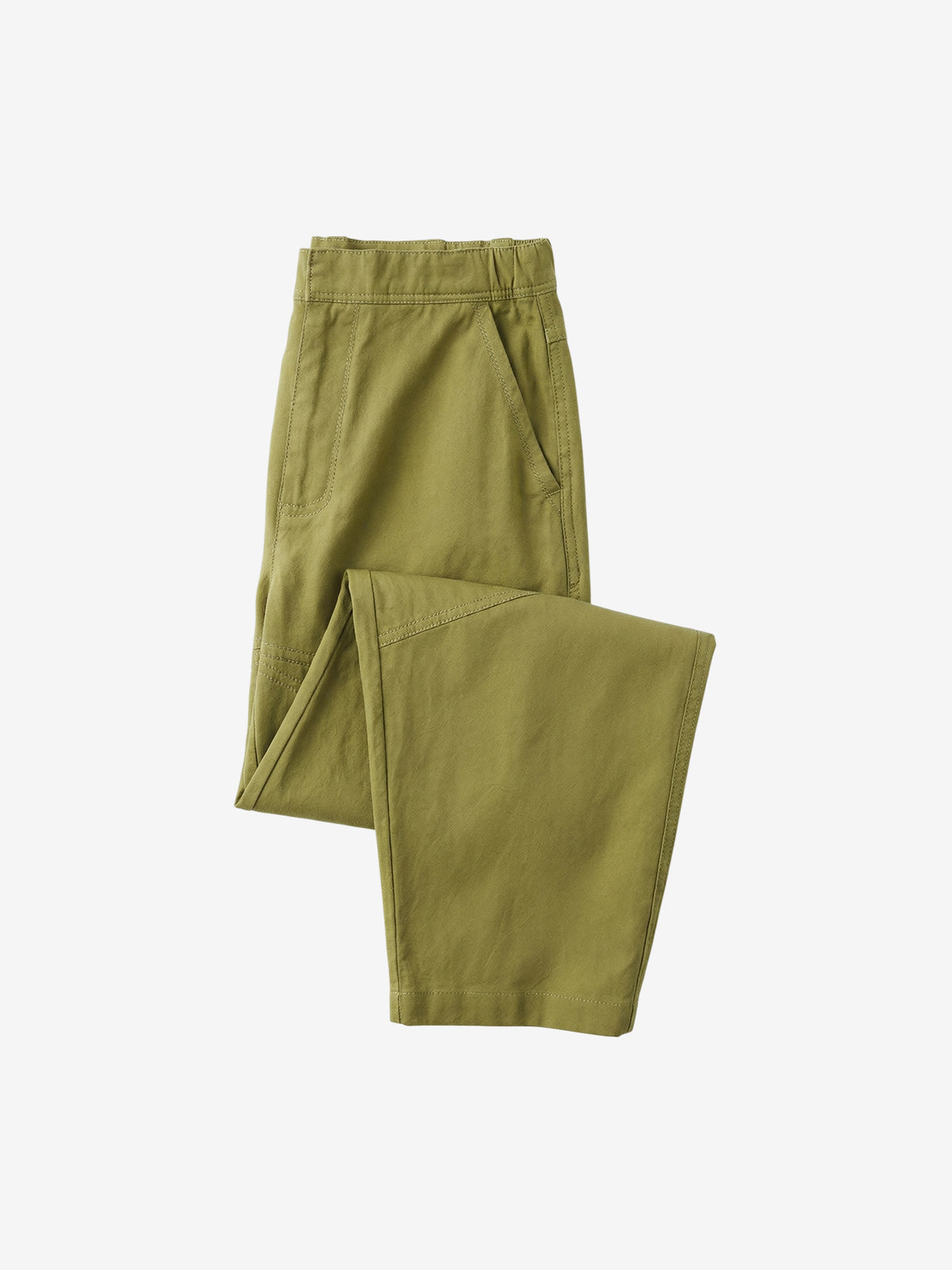 Straight Leg Cotton Pants-3