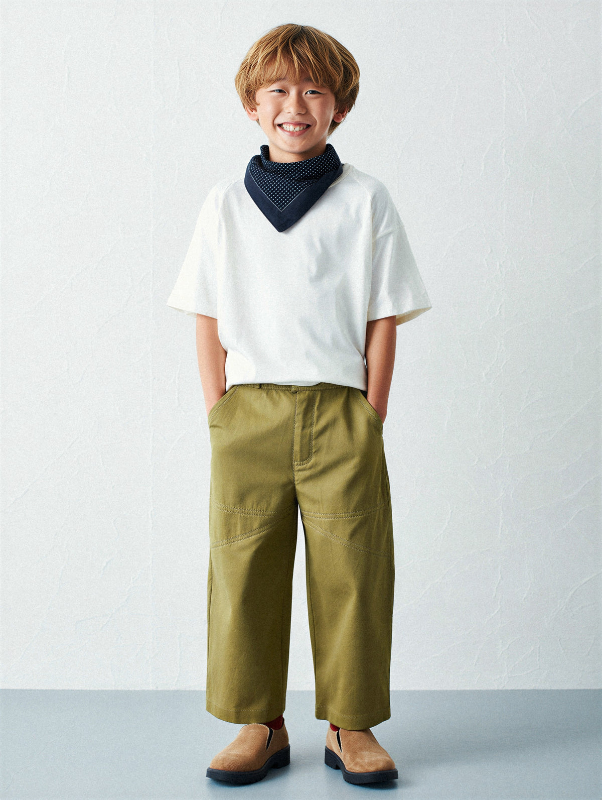 Straight Leg Cotton Pants