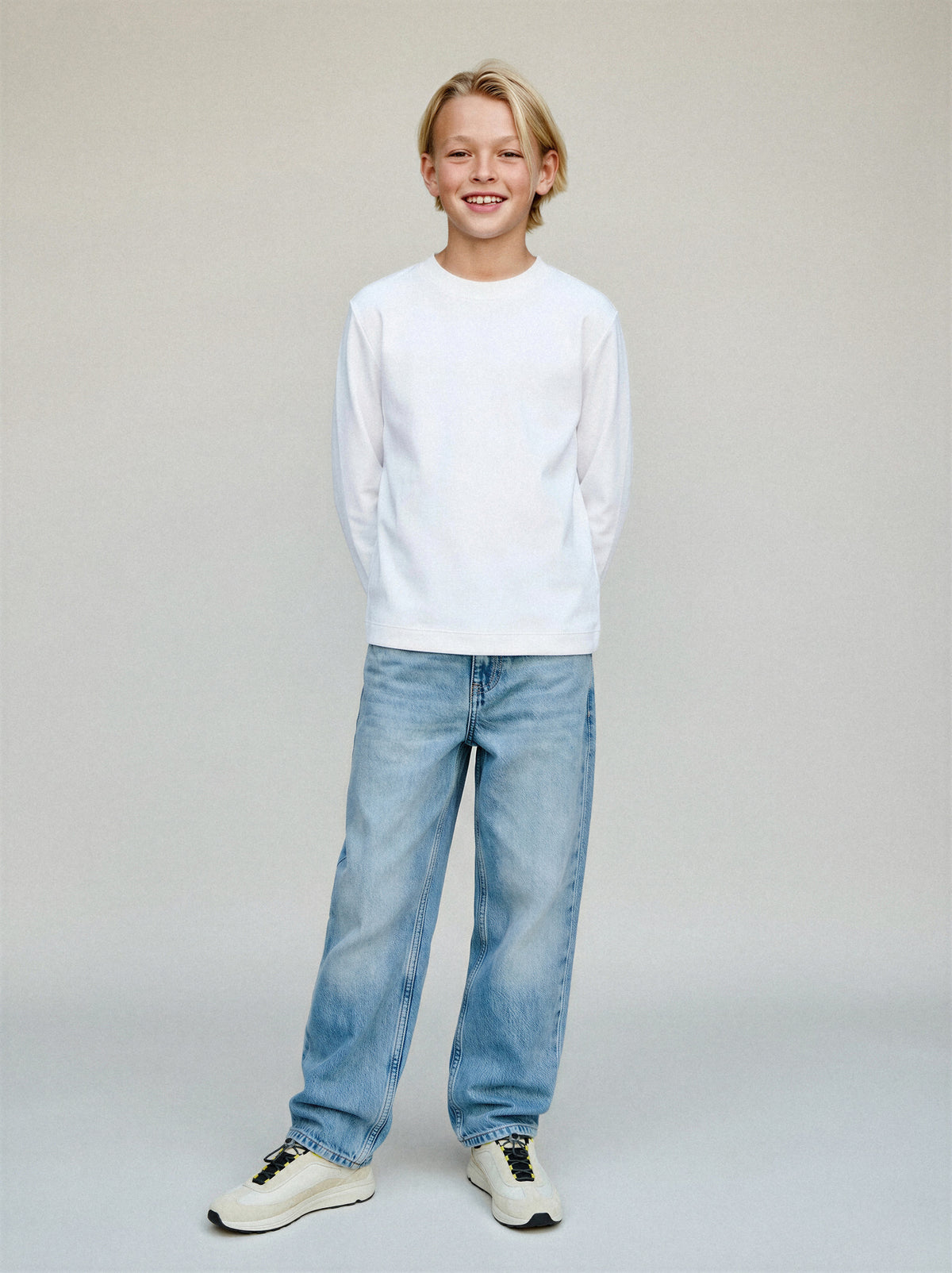 Basic Crewneck Sweatshirt-2