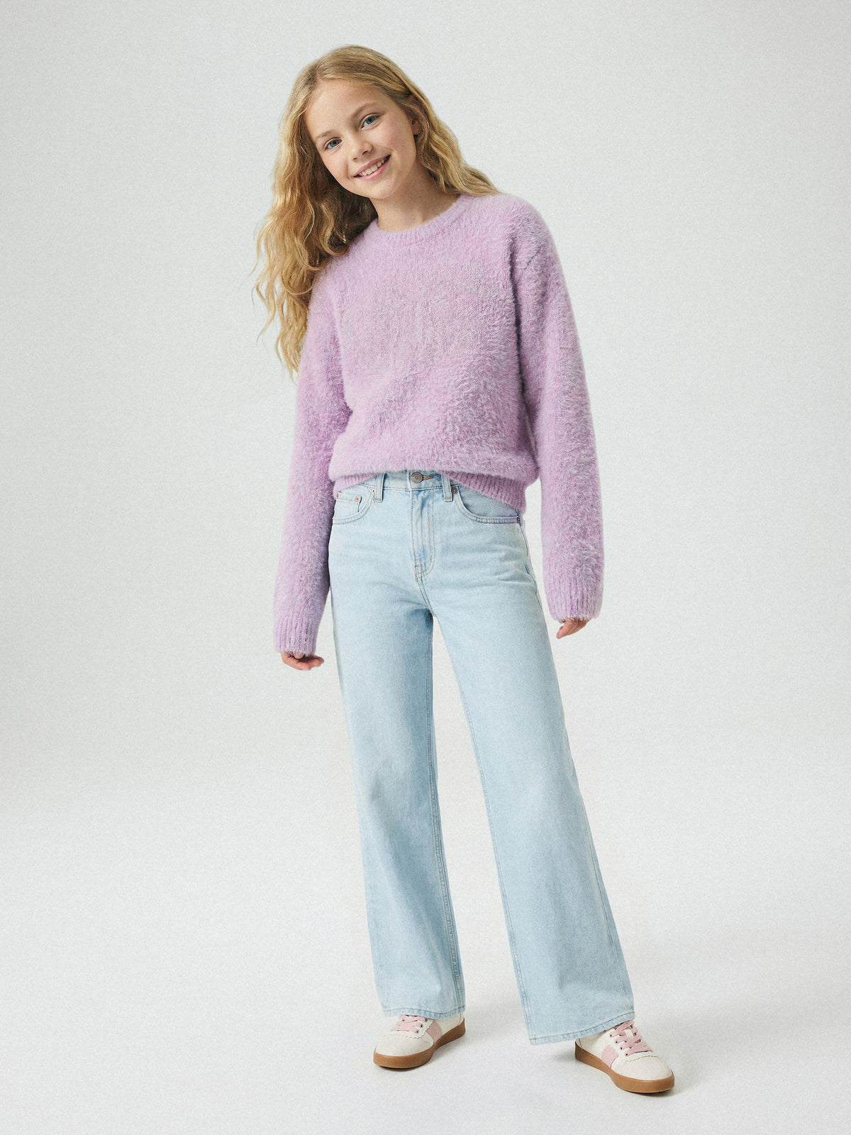 Soft Fuzzy Knit Sweater-2
